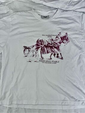 Siegelman Stable White Graphic Short-Sleeve Tee